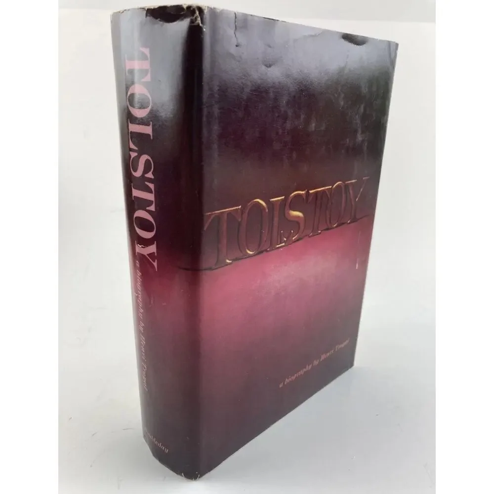 Tolstoy A Biography by Henri Troyat (1967/HC/DJ) Book Club Edition Hardcover Do